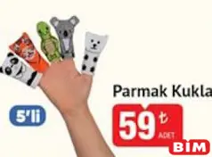 PARMAK KUKLA 5'Lİ PARMAK KUKLA 5'Lİ